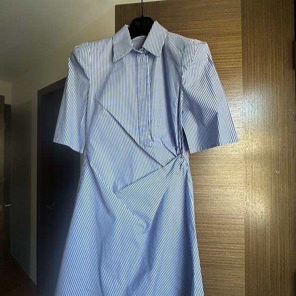 Off-White Striped Blue Mini Dress size2 - Picture 1 of 12